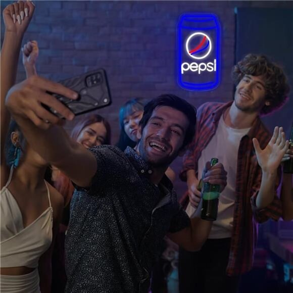 Pepsi Cola LED Neon Pop Sign Wall Decor Light Bedroom Business Man Cave Store NW - Picture 6 of 7